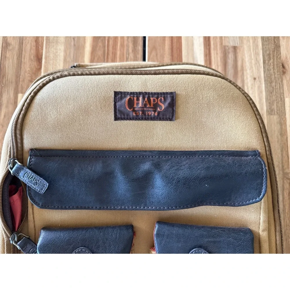 Chaps Backpack Heavyweight Canvas  Pockets,  Travel
